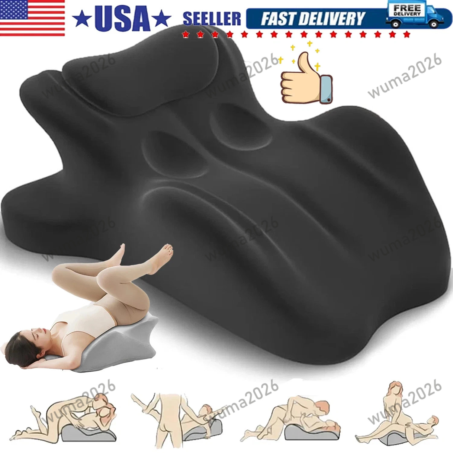 Sweet Spot Couple Pillow Couple Pillow Hip Pad Wedge Pillow Memory Foam 27°Angle Sweet Spot Couple Pillow Couple Pillow Hip Pad Wedge Pillow Memory Foam 27°Angle