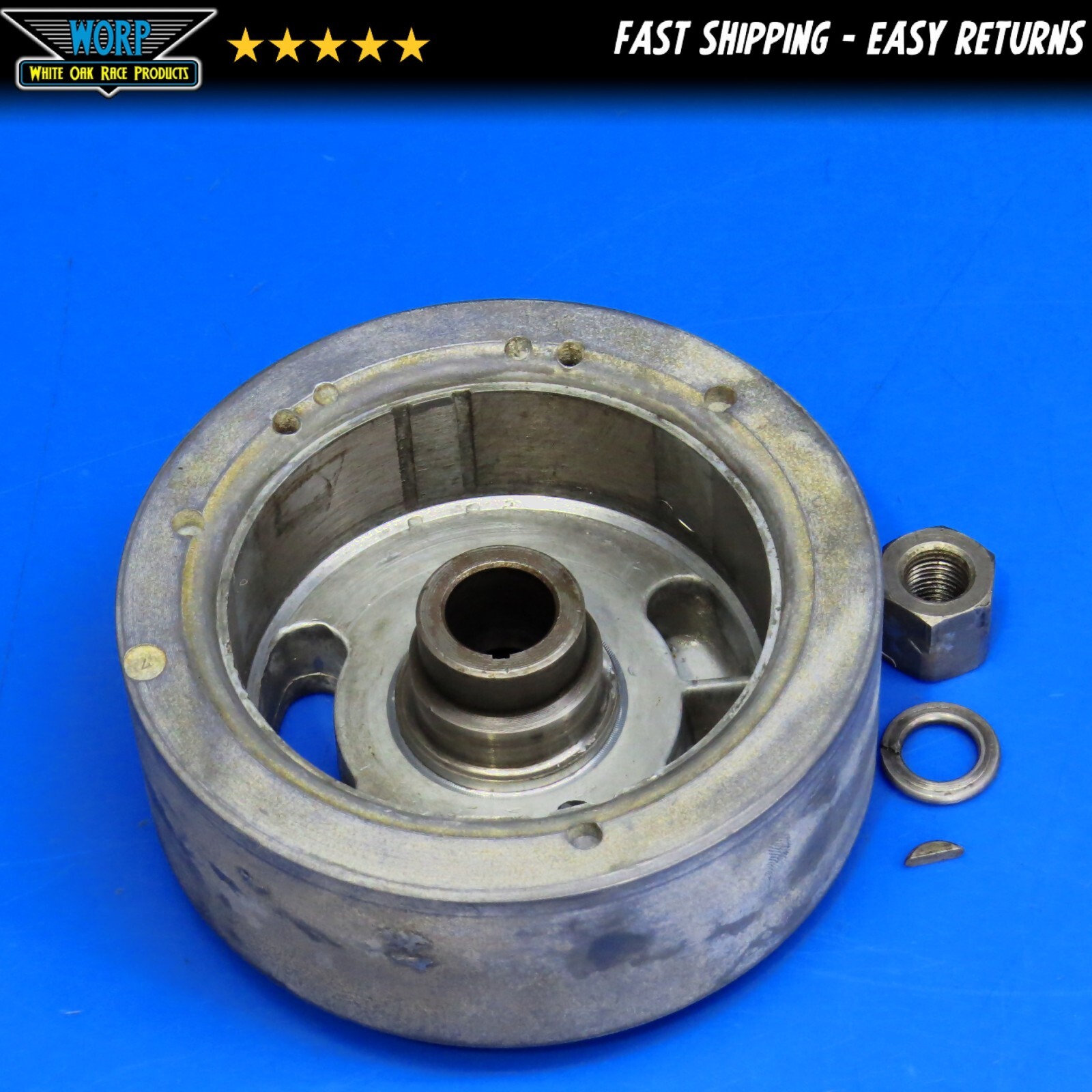 1984 MONTESA TRIALS COTA 242 FLYWHEEL MAGNETO FLY WHEEL ROTOR NUT KEY 1984 MONTESA TRIALS COTA 242 FLYWHEEL MAGNETO FLY WHEEL ROTOR NUT KEY