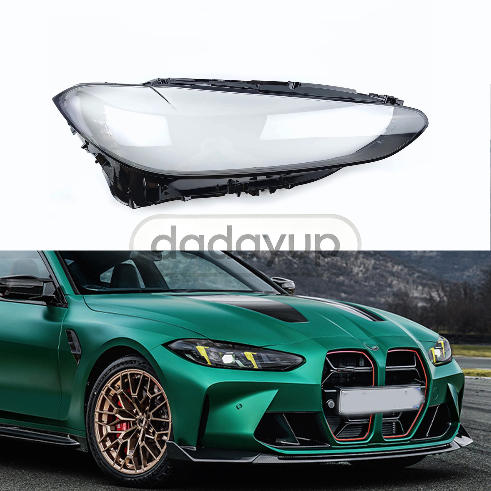 Right Headlight Lens Cover Shell Housing For BMW 4-Series I4 M4 M3 2025-2026