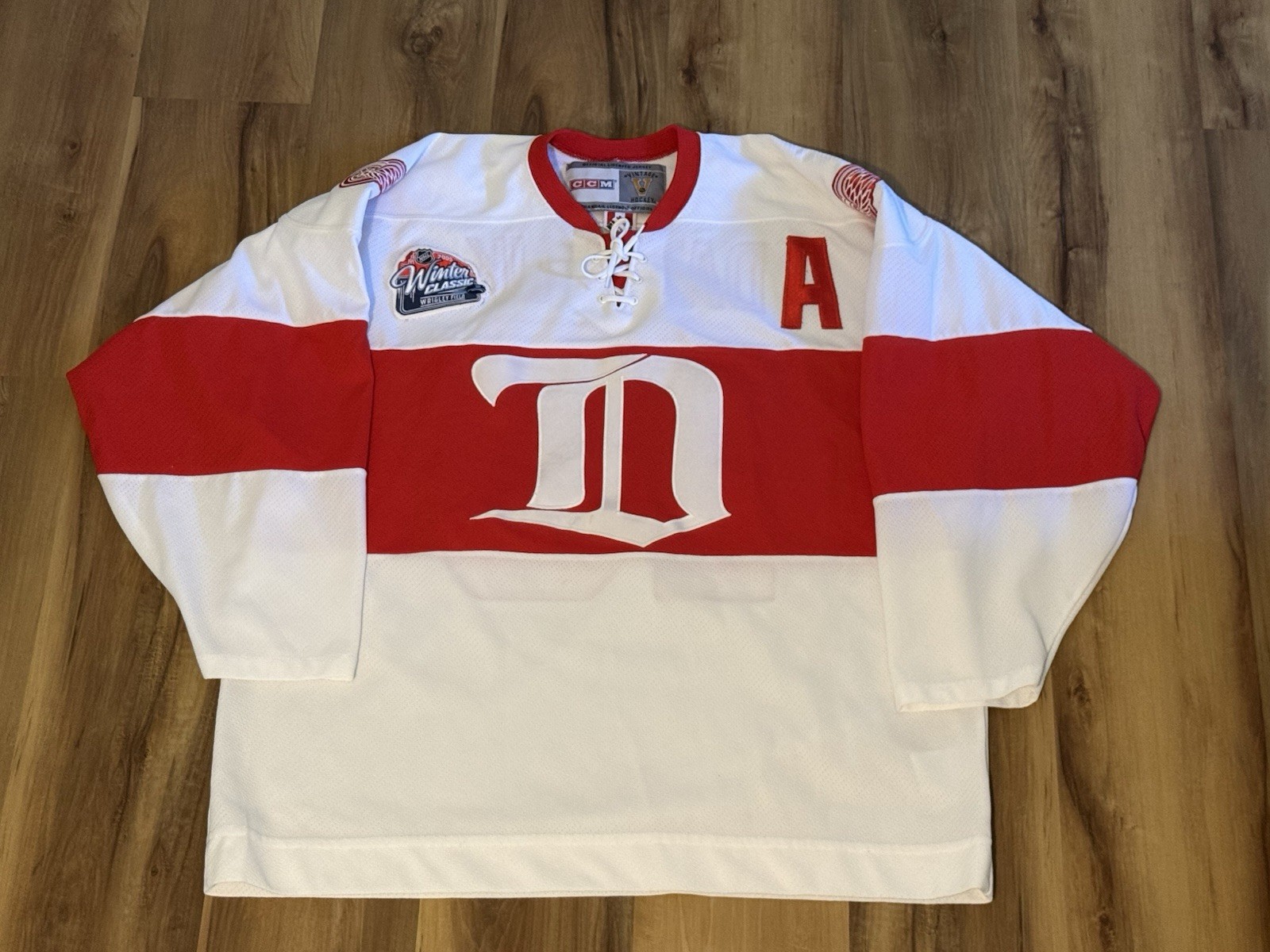 CCM Pavel Datsyuk Detroit Red Wings 2009 NHL Winter Classic Jersey White XL