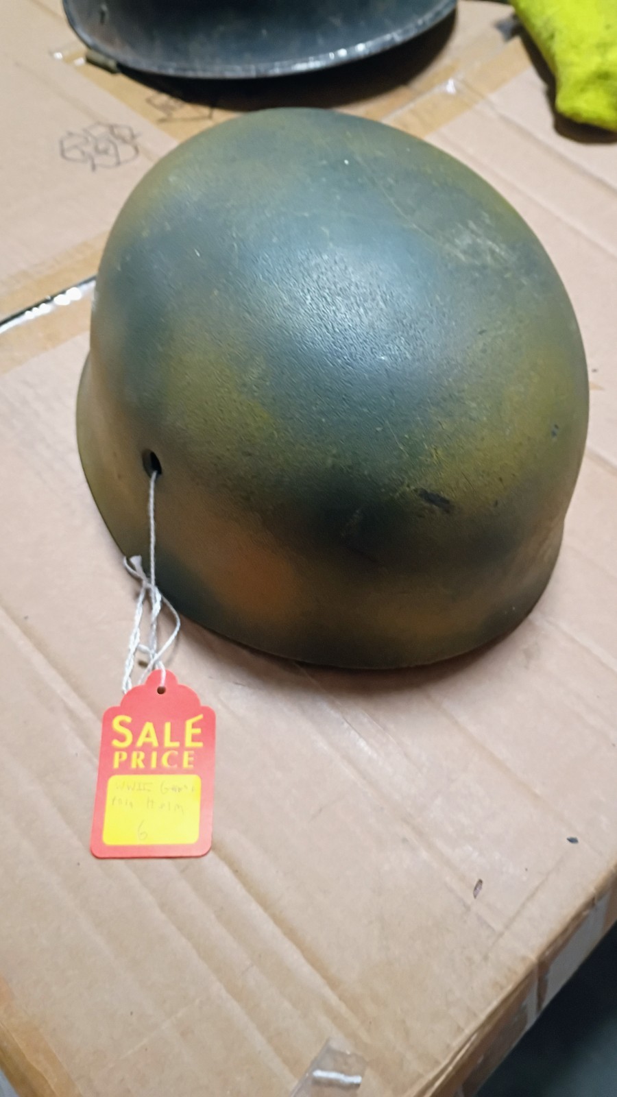 Vintage East German Paratrooper Steel Helmet Shell - Cold War NVA Fallschirmjäge
