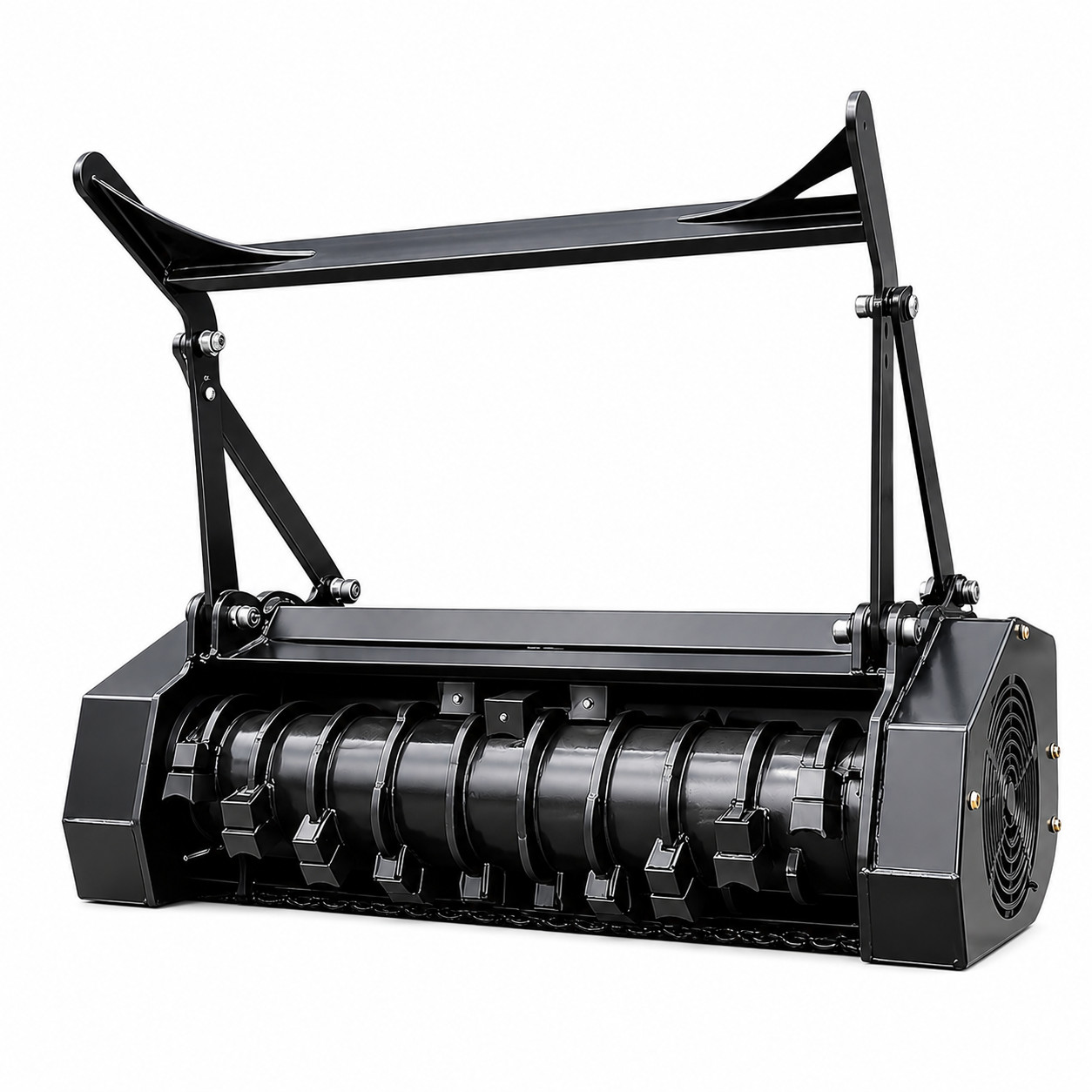 42'' Forestry Mulcher for Mini Skid Steer Loader ,Steel Blade, Quick Attach