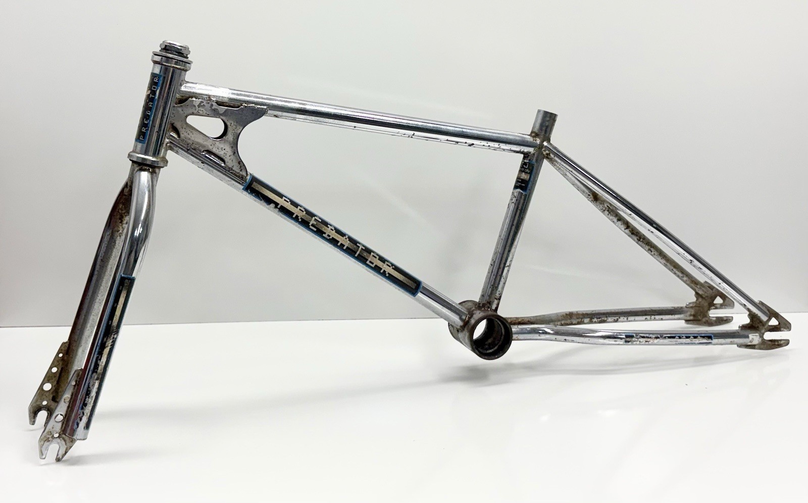 1983 Schwinn Predator Frame And Fork Atari Graphics Vintage 20” BMX Original