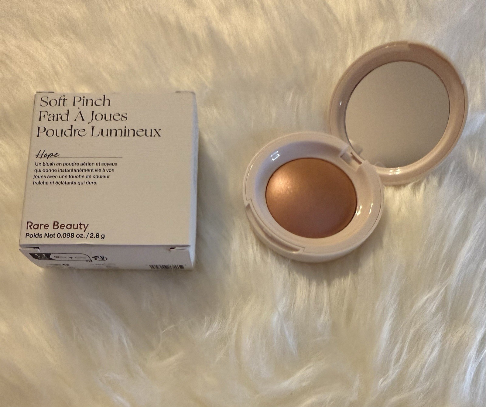 RARE BEAUTY by Selena Gomez Soft Pinch Luminous Powder Blush HOPE Full Size NIB