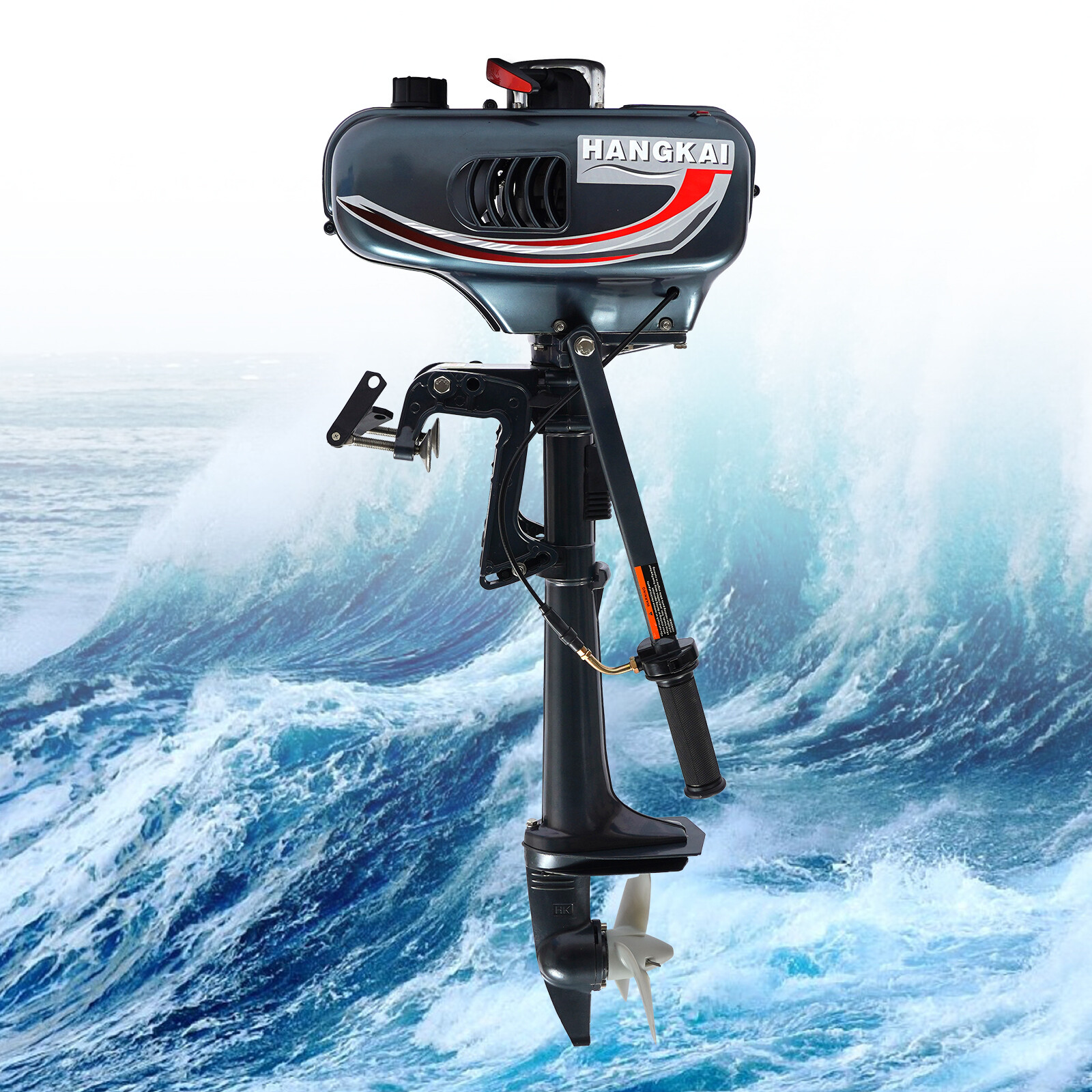 3.5HP 2 Stroke Outboard Motor Manual Start Fishing Boat Engine CDI System
