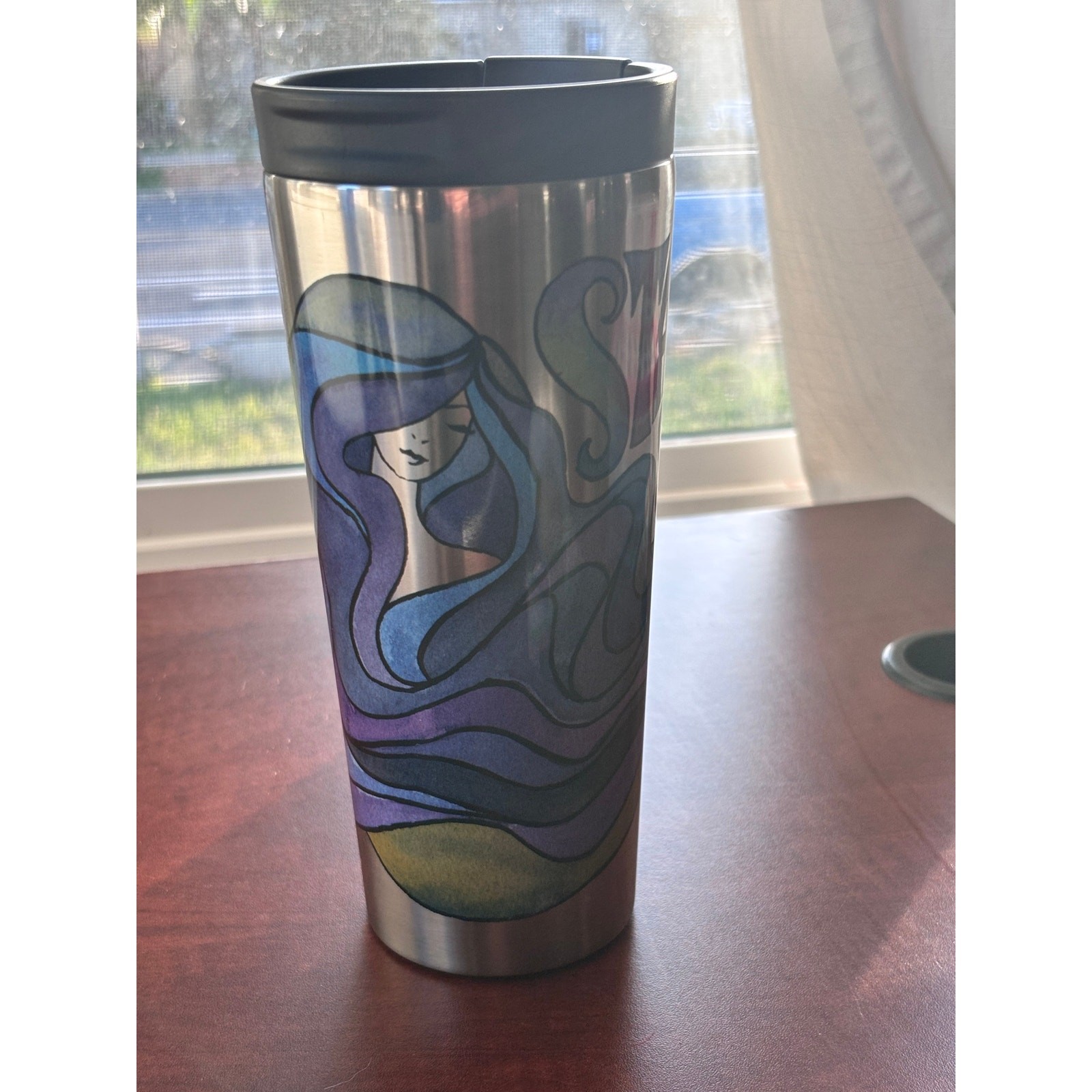 Retired 2016 Purple Psychedelic Traveler Tumbler 16oz Retired 2016 Purple Psychedelic Traveler Tumbler 16oz