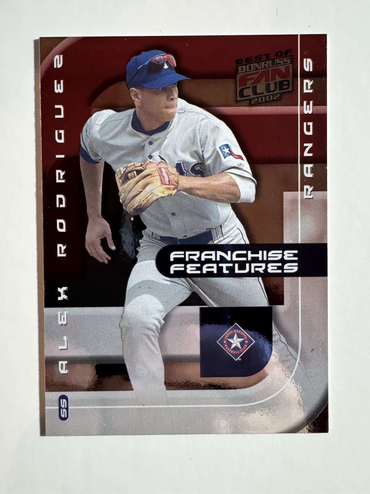 2002 Donruss Best Of Fan Club Alex Rodriguez Franchise Features 166/300 #FF-35