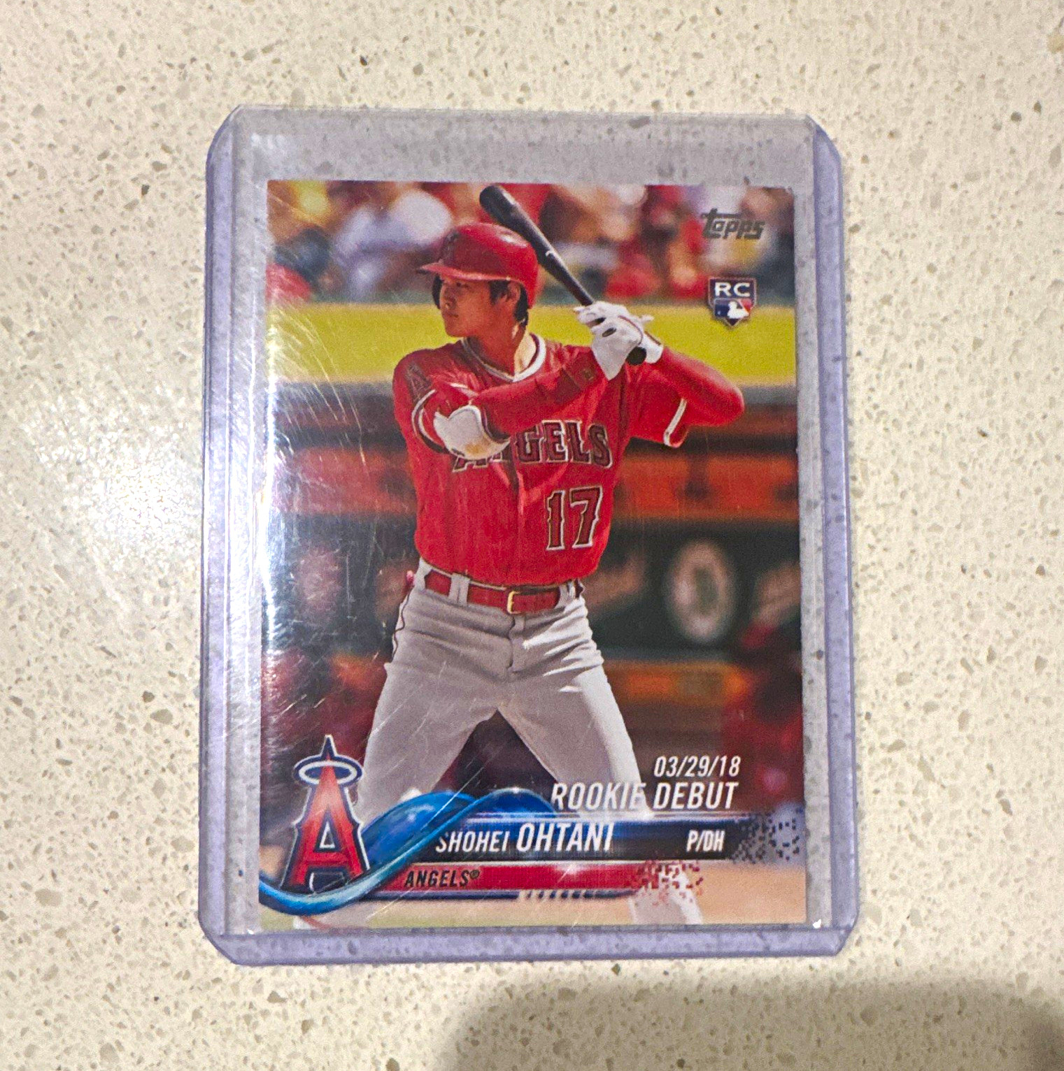 2018 Topps Update Series Shohei Ohtani Rookie Debut US285 RC Base