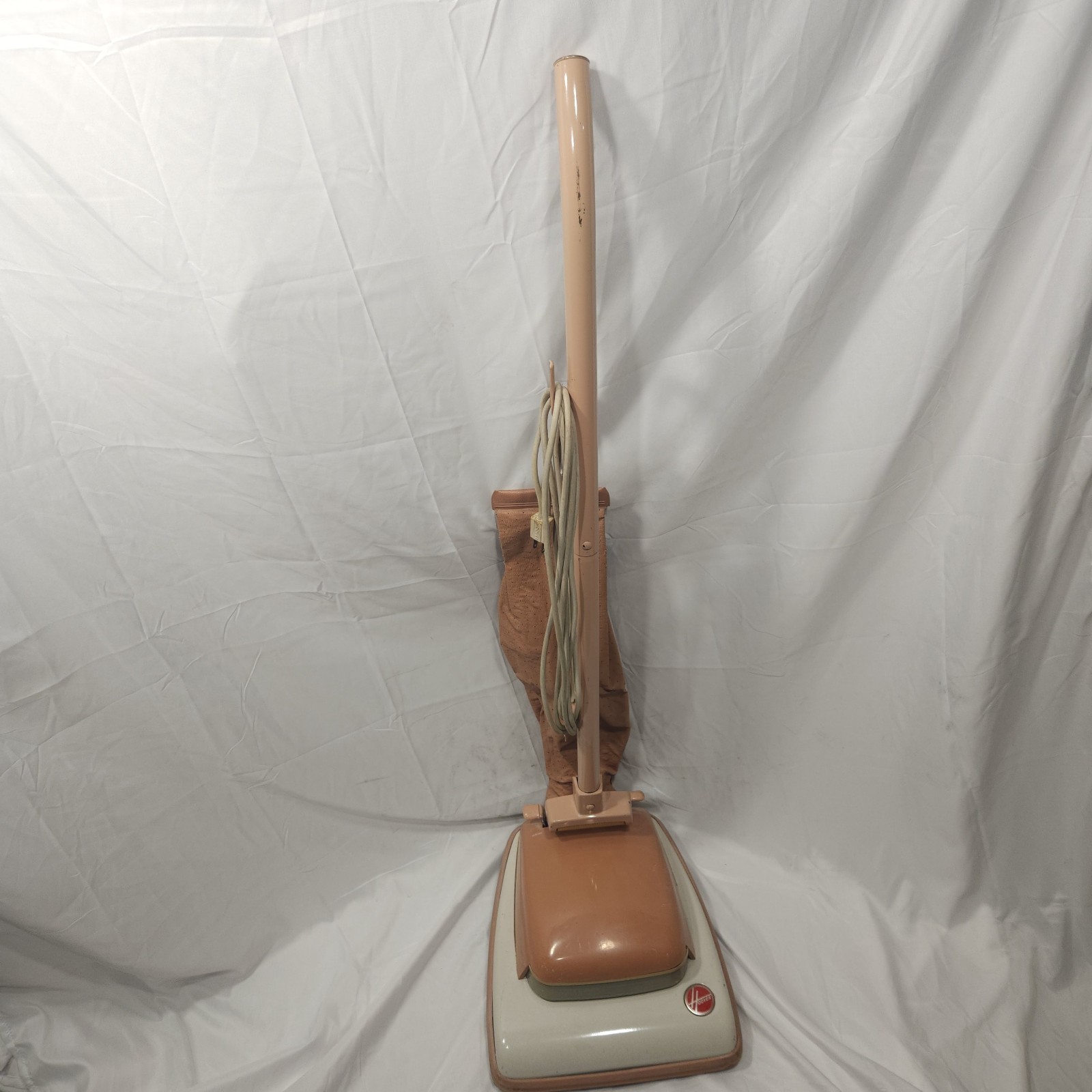Vintage Hoover Convertible Model 67 Pink Upright Vacuum Cleaner 