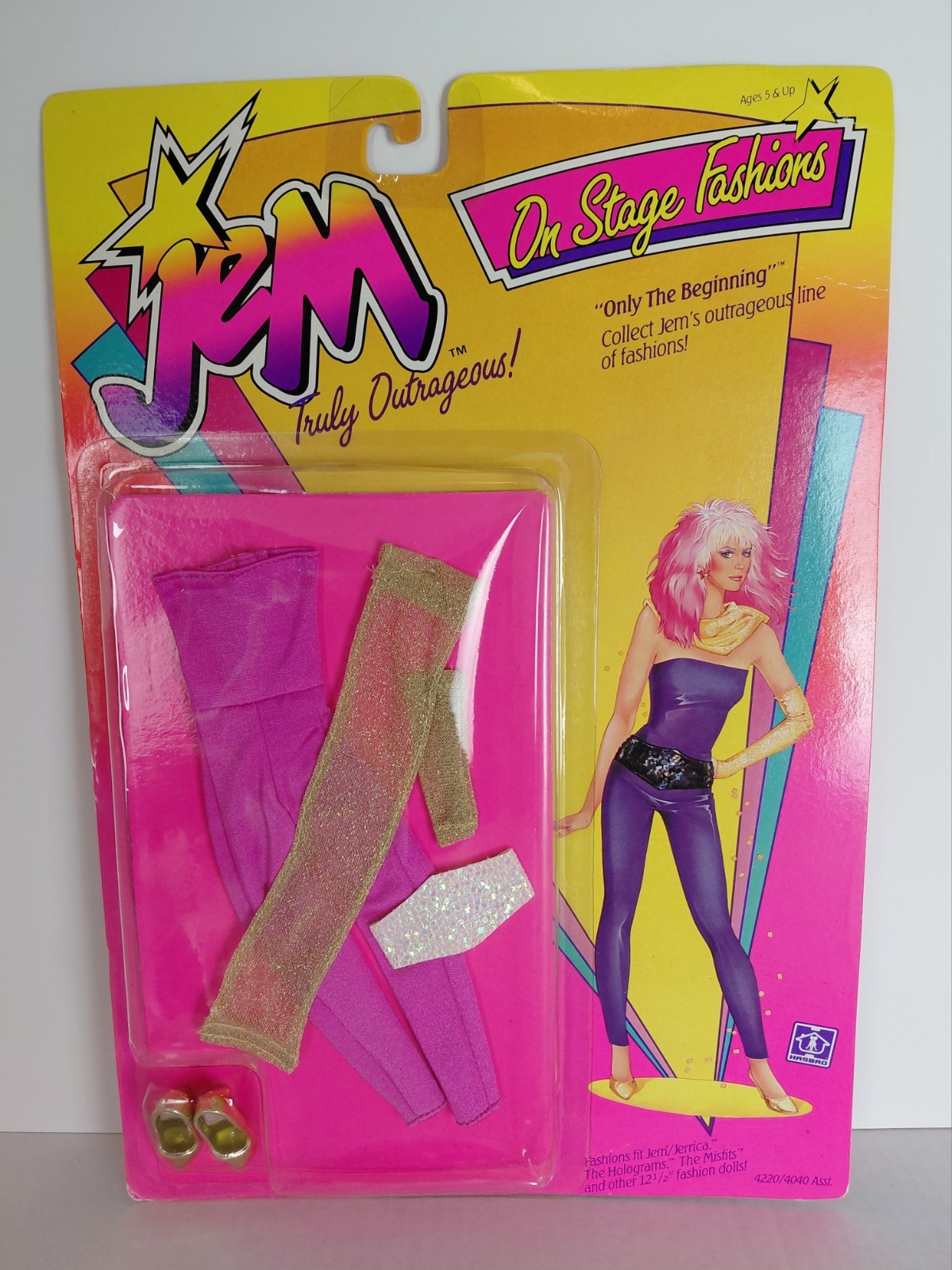 1986 Hasbro Jem Only The Beginning Fashion #4220 1986 Hasbro Jem Only The Beginning Fashion #4220