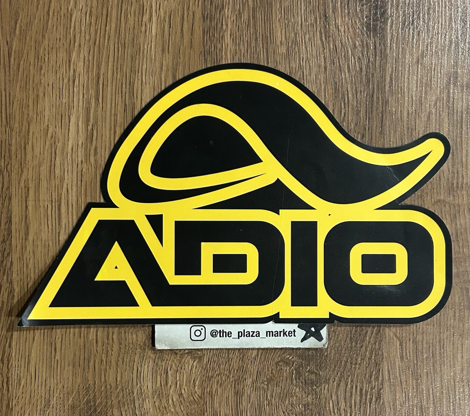 vintage Adio large Sticker 9x5” skating skateboard bmx New Tom Delonge