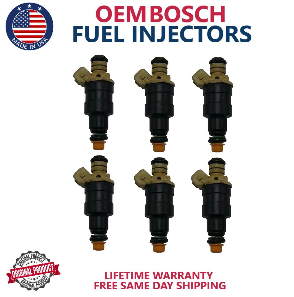6X NEW Siemens Fuel Injectors 1987-93 Jaguar Vanden Plas XJ6 XJS 4.0L 0280150129