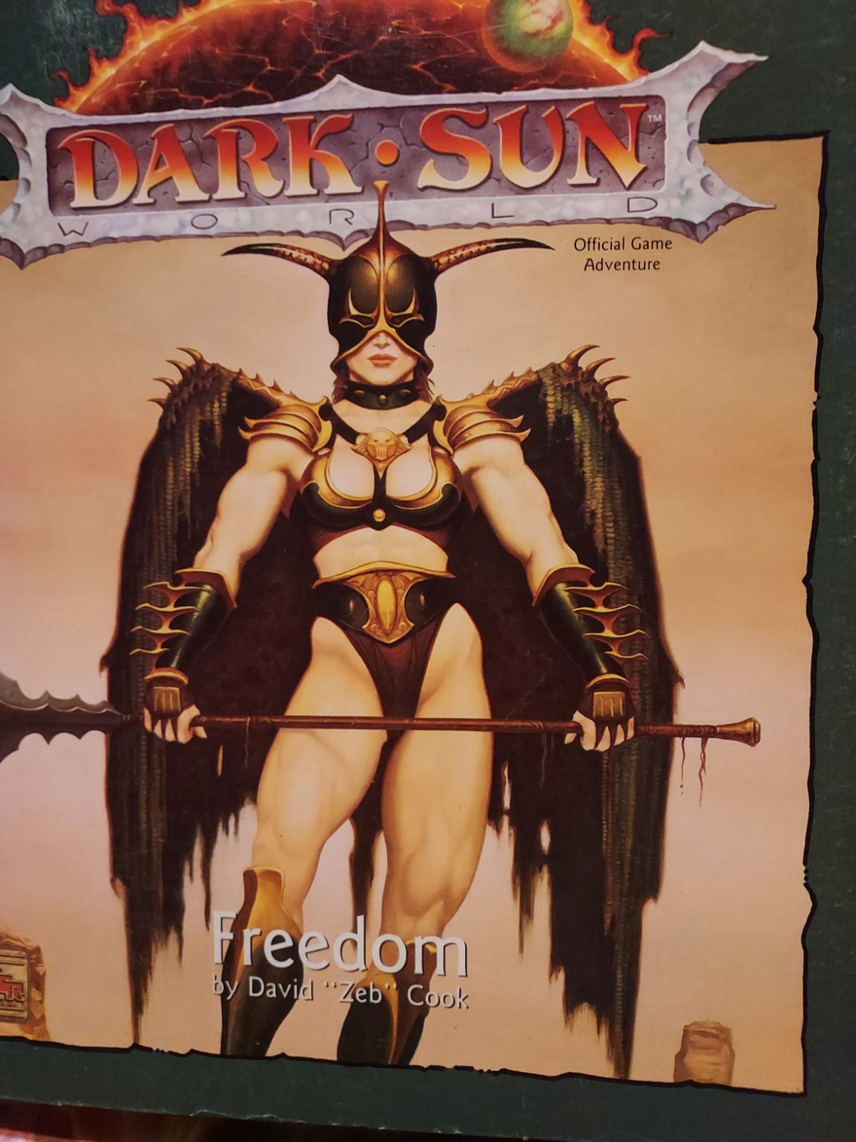 TSR 2401 - AD&D Dark Sun Freedom DS1 Slipcase Adventure - Complete