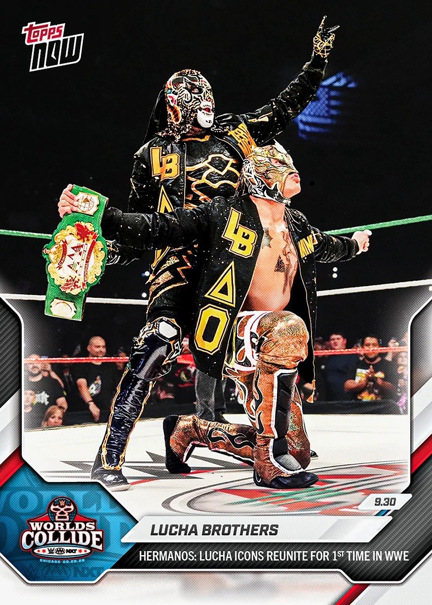 Lucha Brothers Hermanos Reunite - 2026 WWE Topps NOW - Card 103 Presale