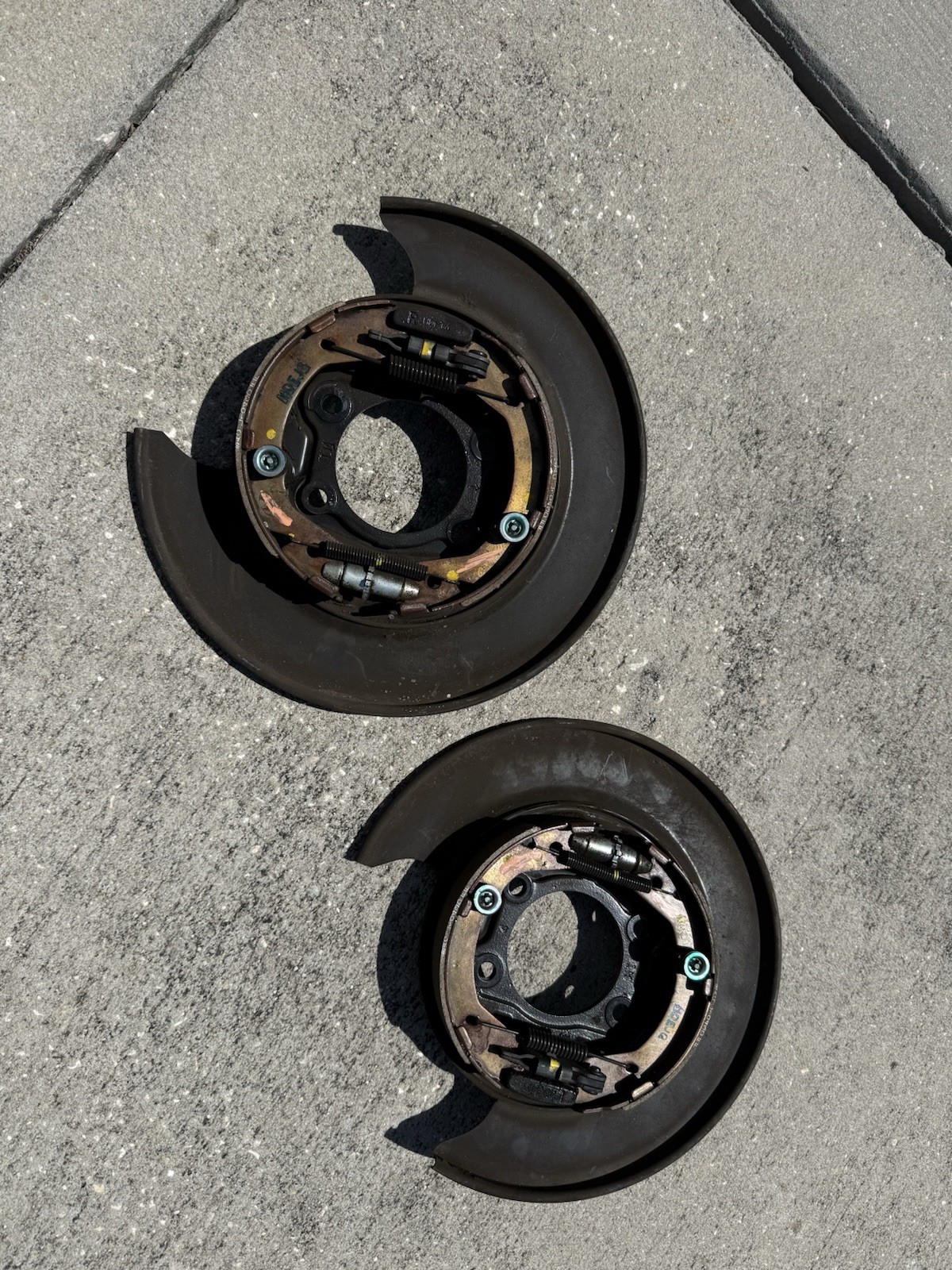 BACKING PLATE ASSY SET-REAR,RH & LH For Hyundai Elantra 2006-2010 OEM ✅