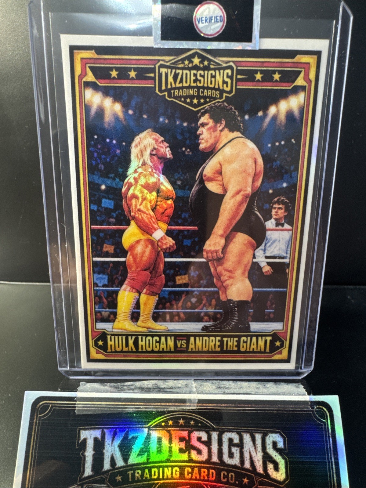 2026 Tkzdesigns Hulk Hogan VS Andre The Giant Caricature HA1 /50