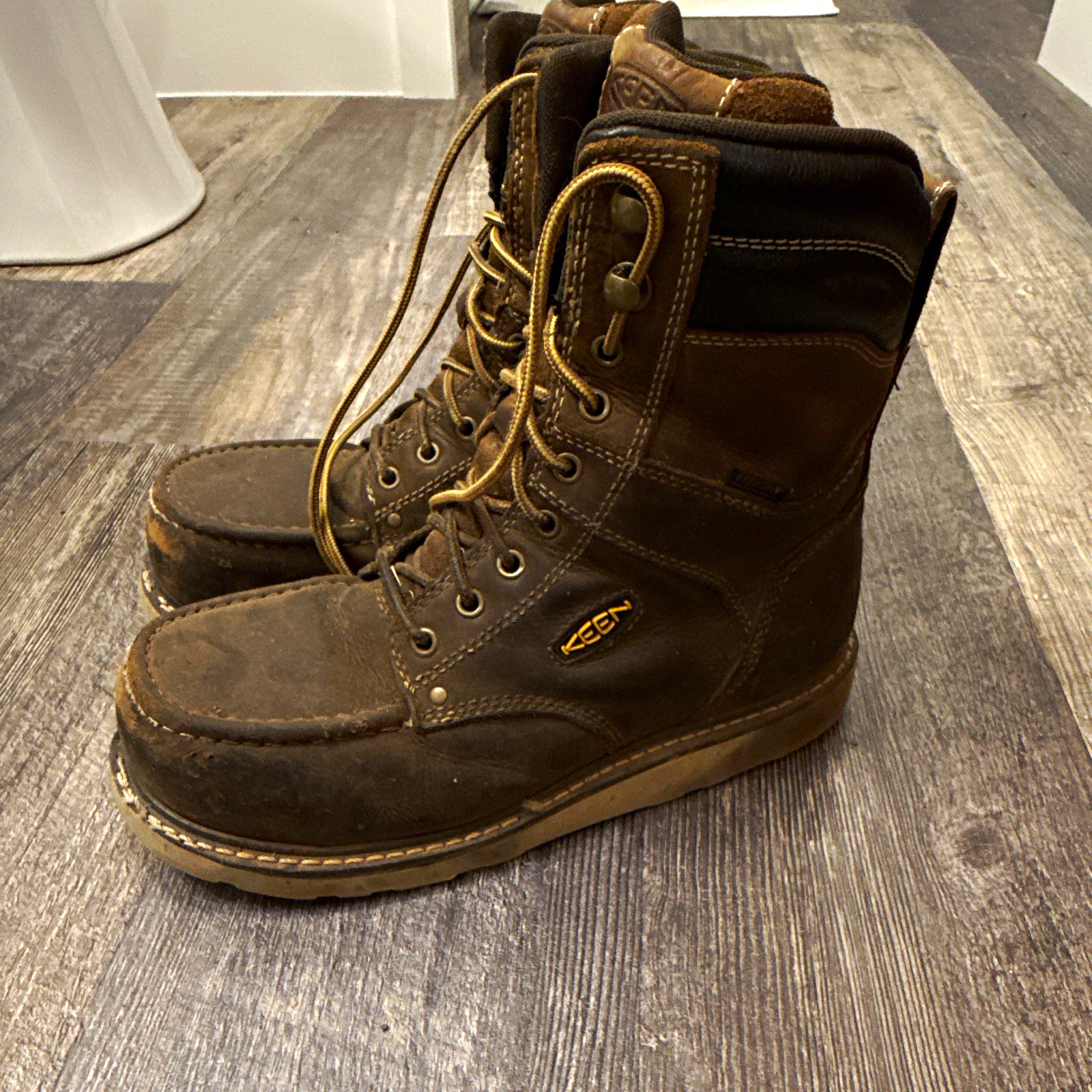 KEEN Utility EH Safety Work Boots Brown Men\'s 8D Medium (D) MPN 1028287D KEEN Utility EH Safety Work Boots Brown Men\'s 8D Medium (D) MPN 1028287D