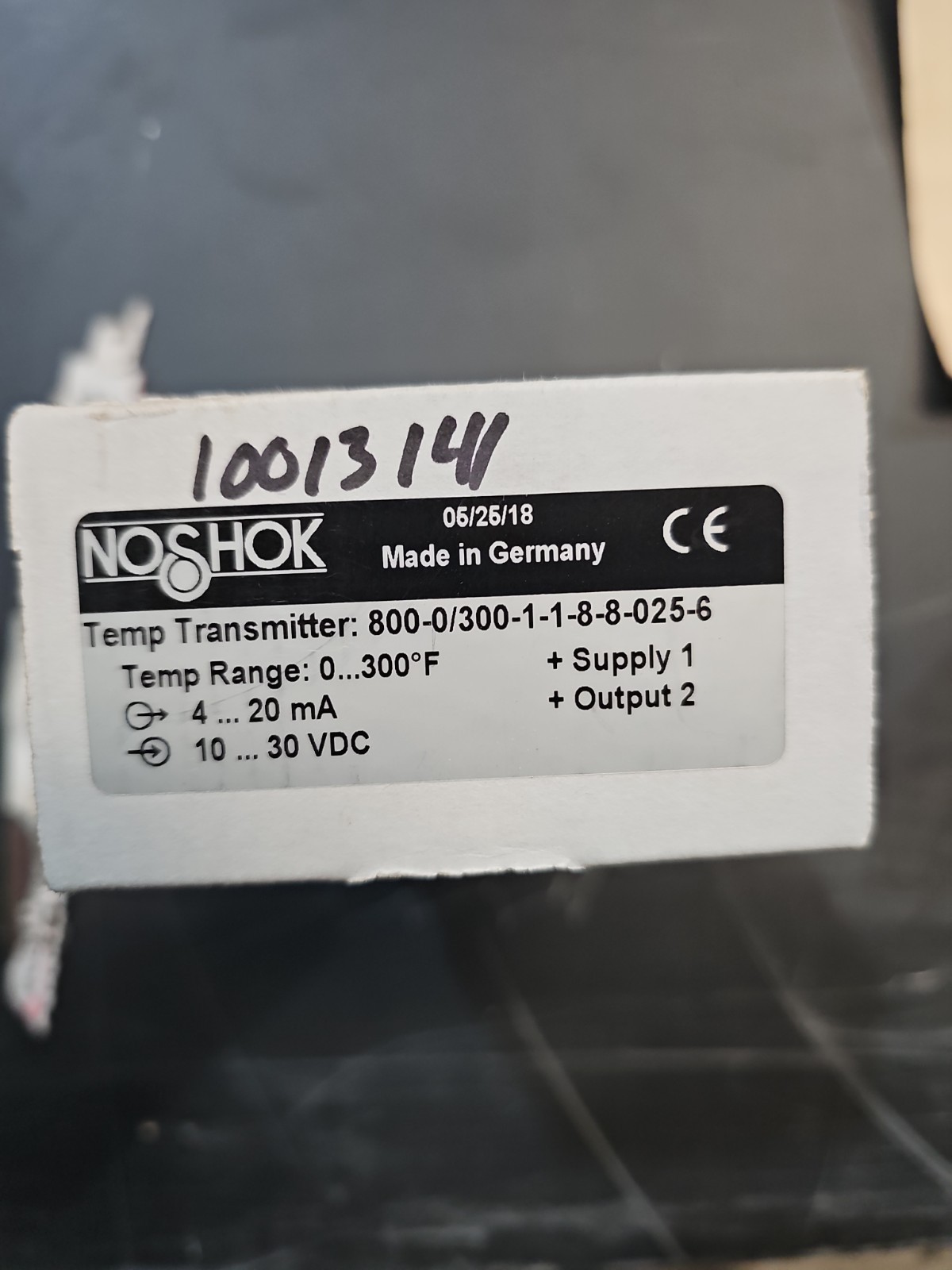 No Shock Temp Transmitter 800-0/300-1-1-8-8-025-6