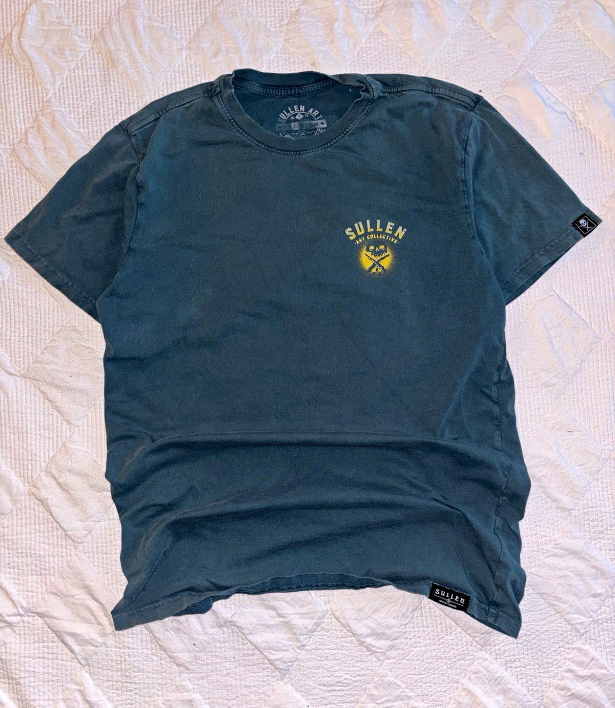 Sullen Men’s Black Graphic Skull T-Shirt Crew Neck Short Sleeve Size M Sullen Men’s Black Graphic Skull T-Shirt Crew Neck Short Sleeve Size M
