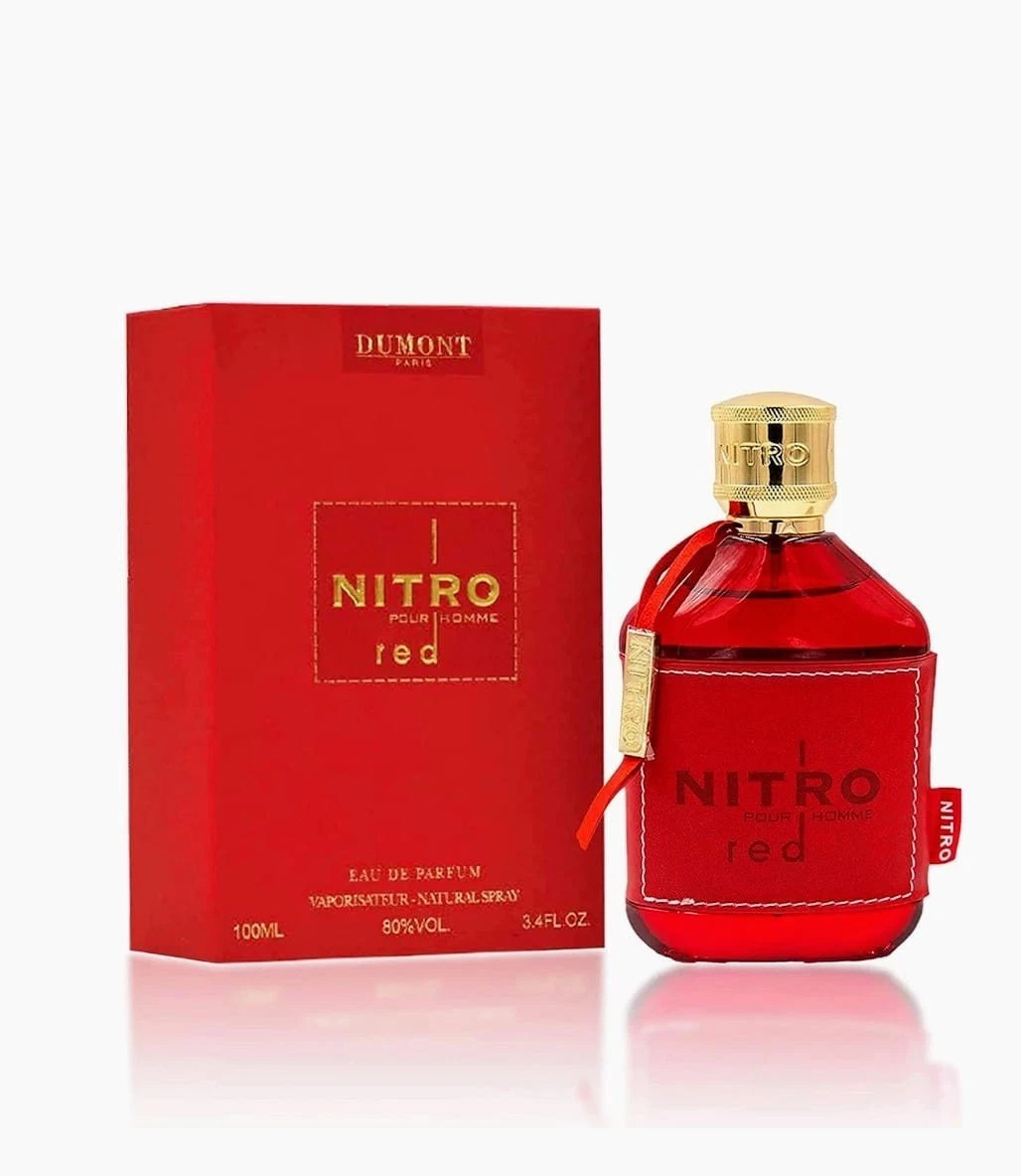 Dumont NITRO RED - 3.4oz - Eau De Parfum - Luxury Perfume for Men- New In Box. Dumont NITRO RED - 3.4oz - Eau De Parfum - Luxury Perfume for Men- New In Box.