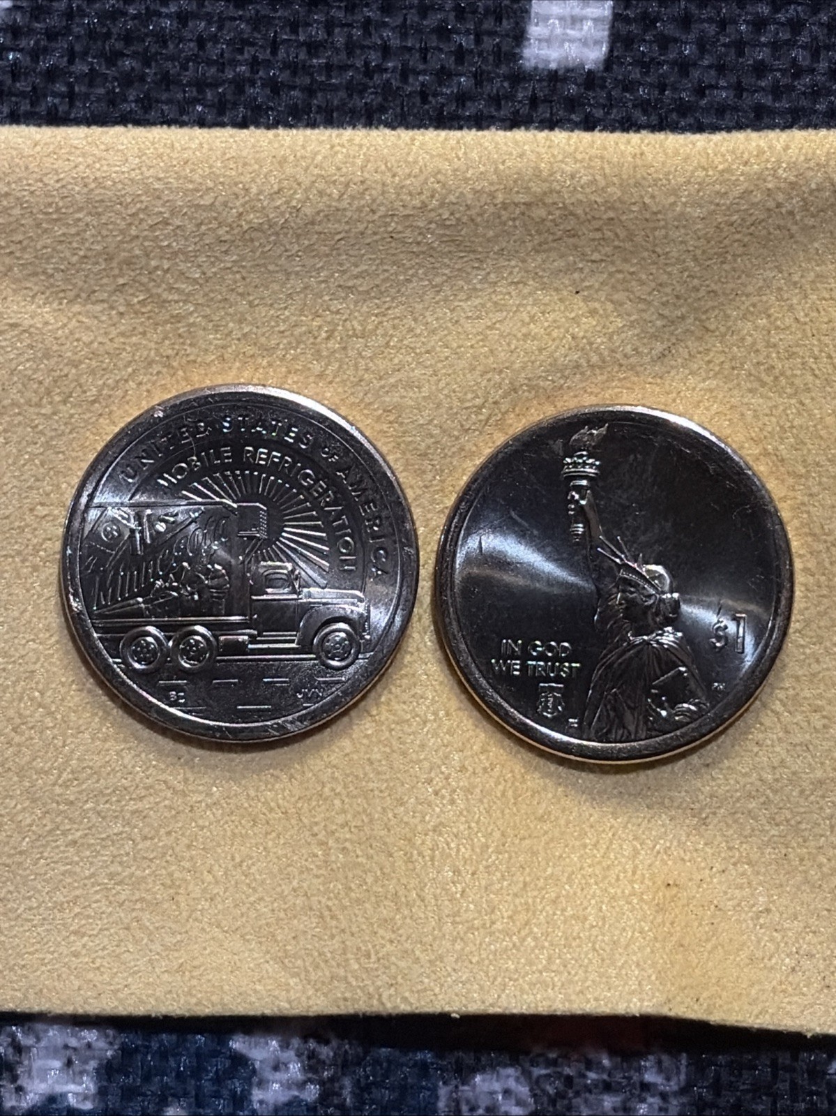 2026-P & D Set Of BU Minnesota $ Coins W/250 Liberty Bell Privy