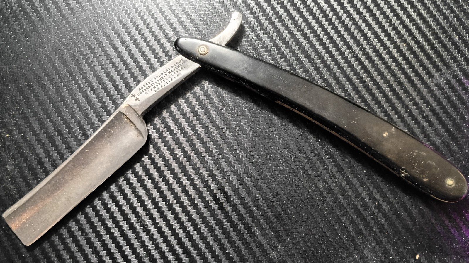 Antique Joseph Rodgers & Sons Straight Razor Their Majesties Sheffield Pre-1890s Antique Joseph Rodgers & Sons Straight Razor Their Majesties Sheffield Pre-1890s