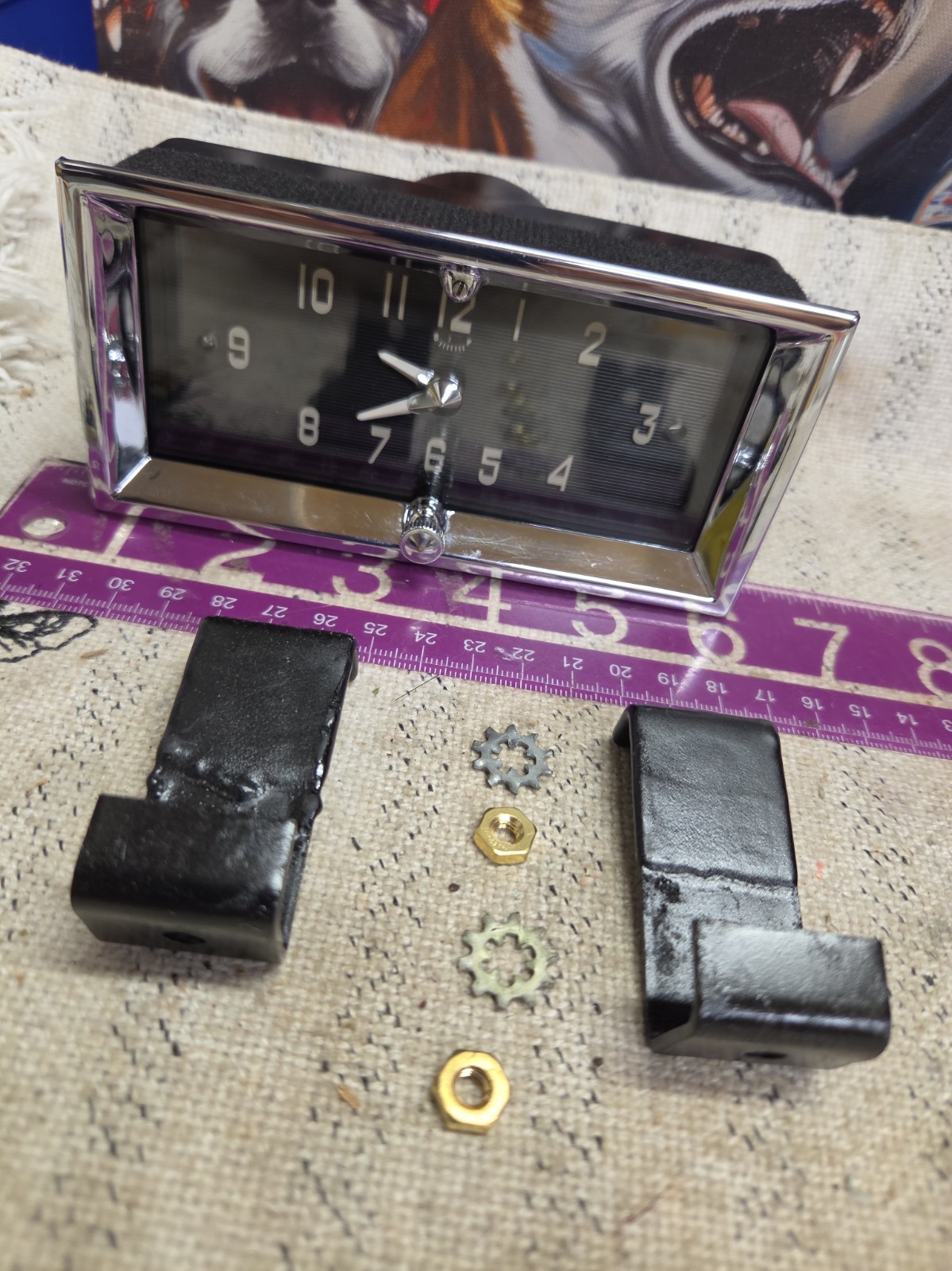1950 1951 1952 Cadillac Serviced Working dash clock 1950 1951 1952 Cadillac Serviced Working dash clock