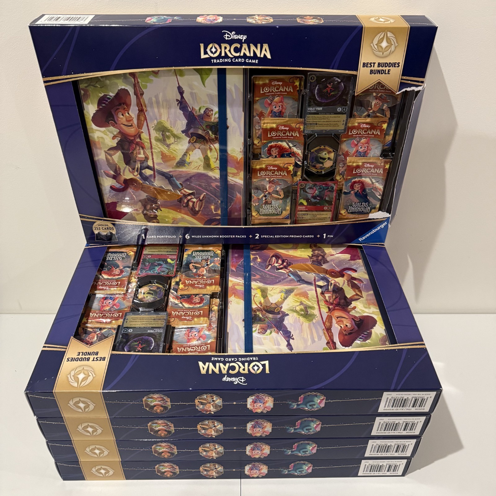 LOT OF 5 Disney Lorcana Best Buddies Bundle Costco Wilds Unknown SEALED NEW