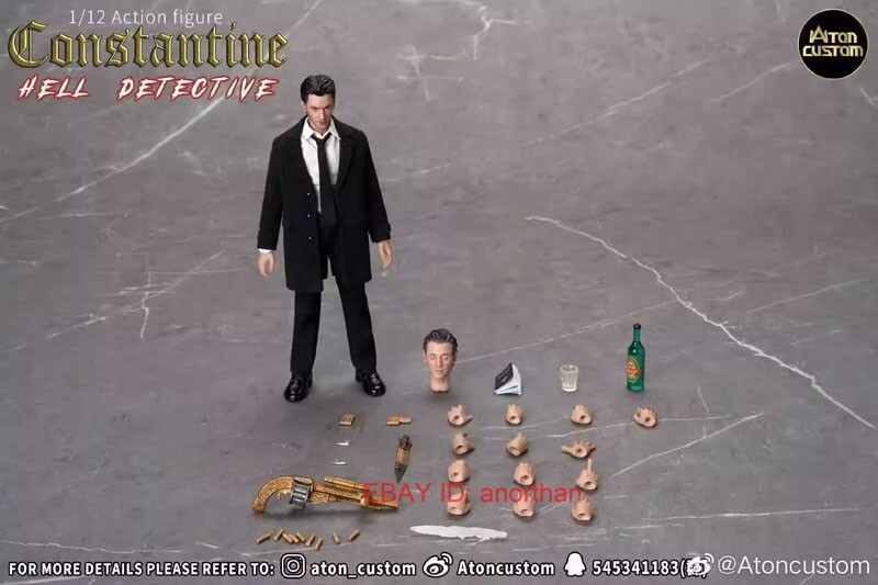 Aton Custom Constantine 1/12 Scale Male Action Figure Model Toys Gift In Stock
