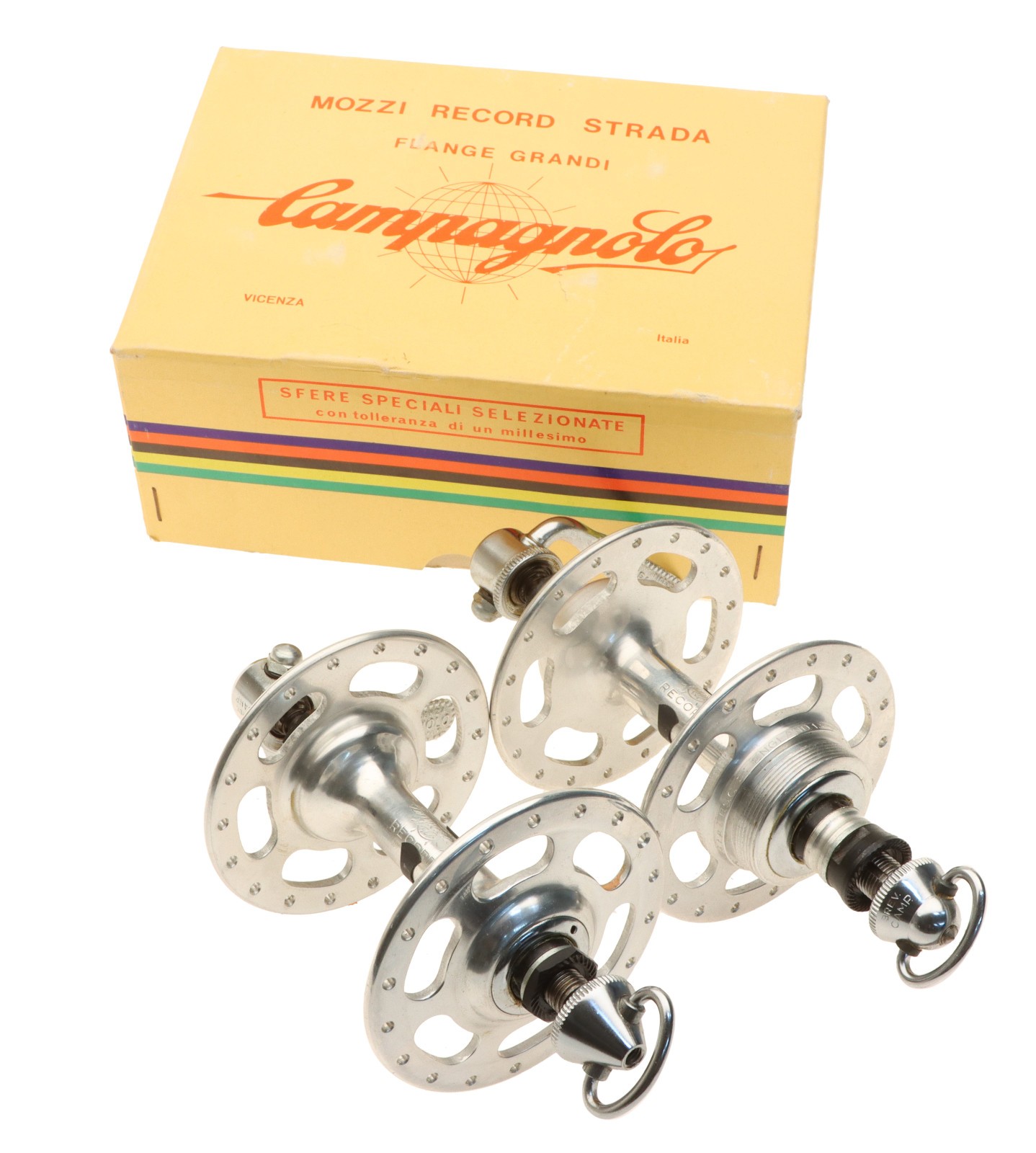 Campagnolo Nuovo Record 1035 Strada Road Hubset High Flange 36h BSC 120mm NOS