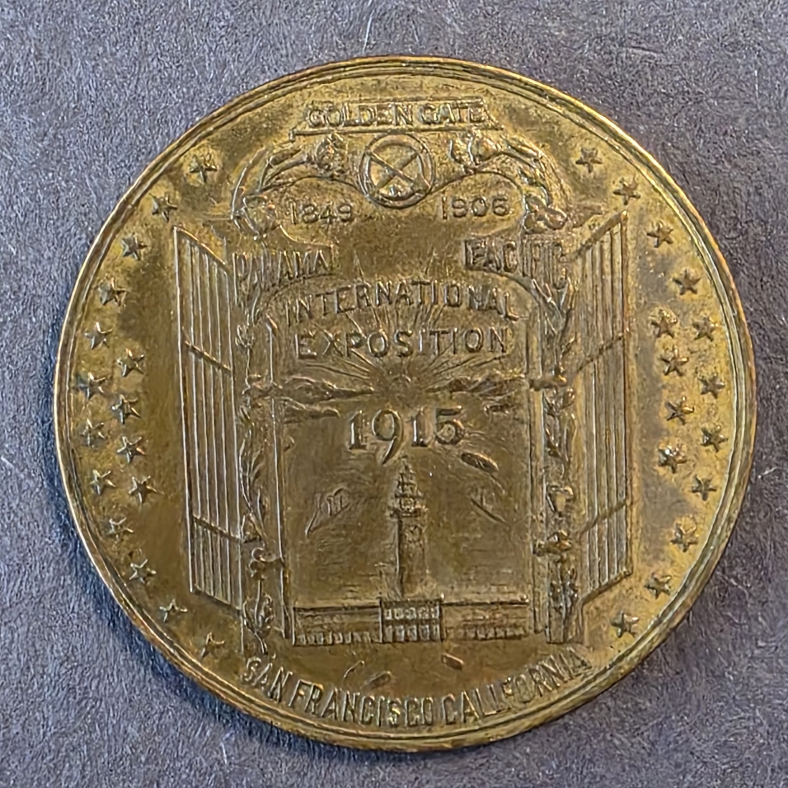 1915 Panama Pacific Expo San Francisco Medal HK-422 So Called Dollar