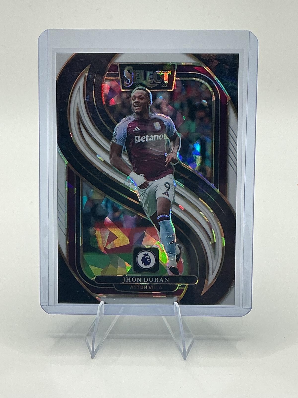 2024-25 Panini Select Premier League #111 Jhon Duran White Ice #/85
