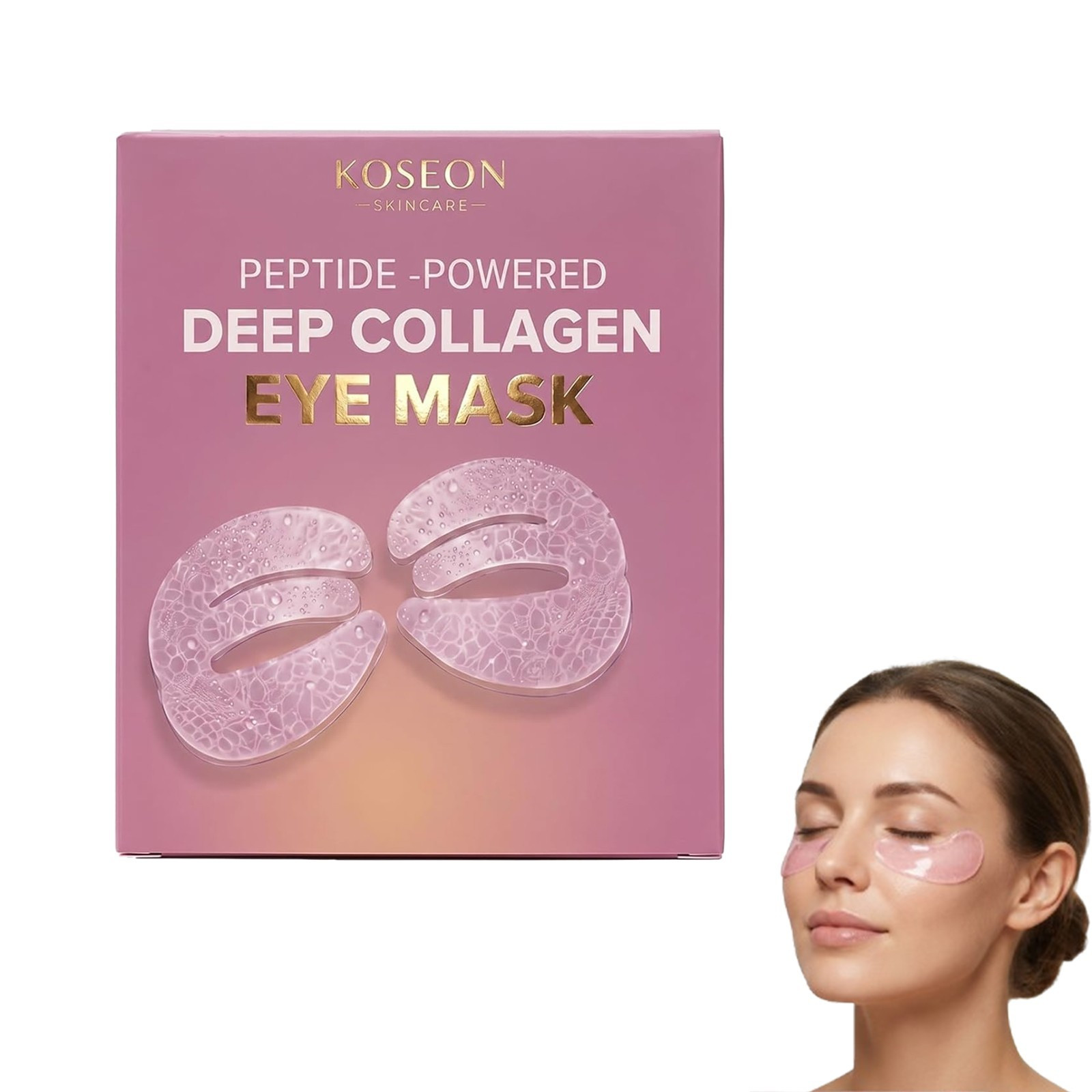 Koseon Collagen Eye Mask – Peptide Powered Deep Hydrating Anti-Aging Eye Patches Koseon Collagen Eye Mask – Peptide Powered Deep Hydrating Anti-Aging Eye Patches