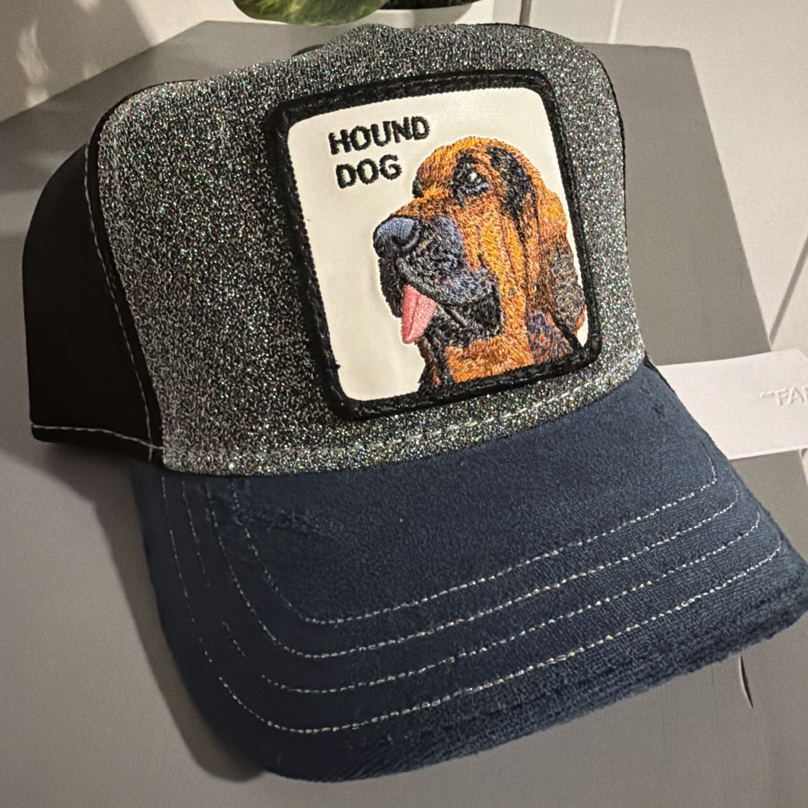 Goorin Bros Rare Limited Edition Ain’t nothing Glitter Sparkle Hound Dog NWT Hat