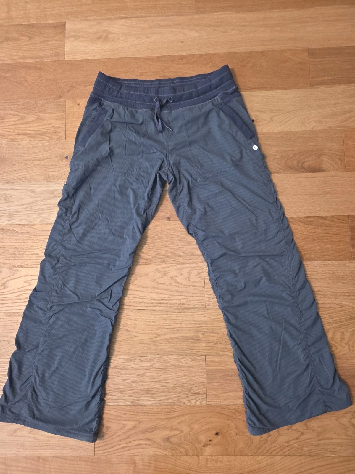 Lululemon Dance Studio Pant Grey Lined Athletic Yoga Womens 12 31\
