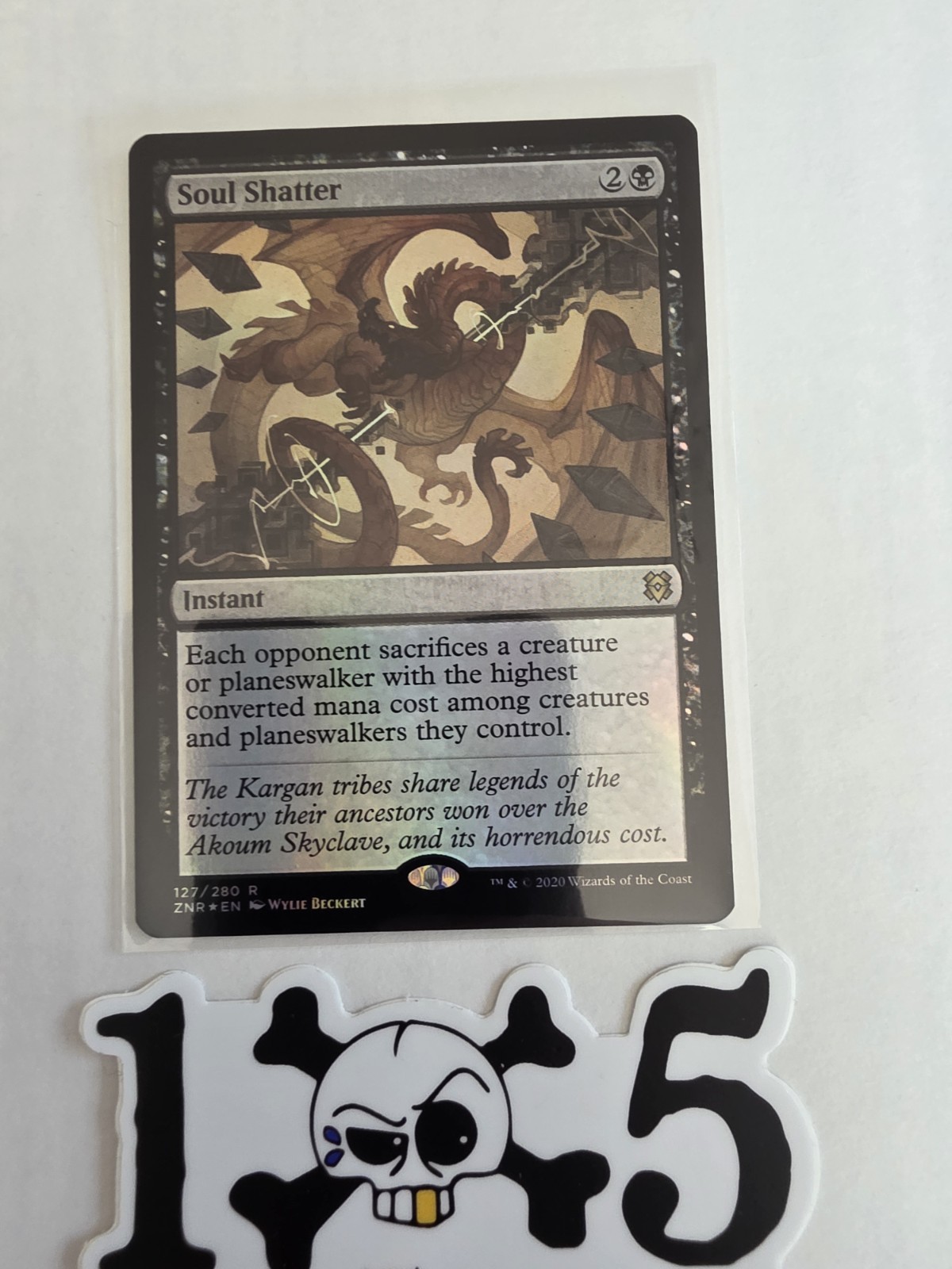 Soul Shatter Zendikar Rising Foil NM Pack Fresh Soul Shatter Zendikar Rising Foil NM Pack Fresh
