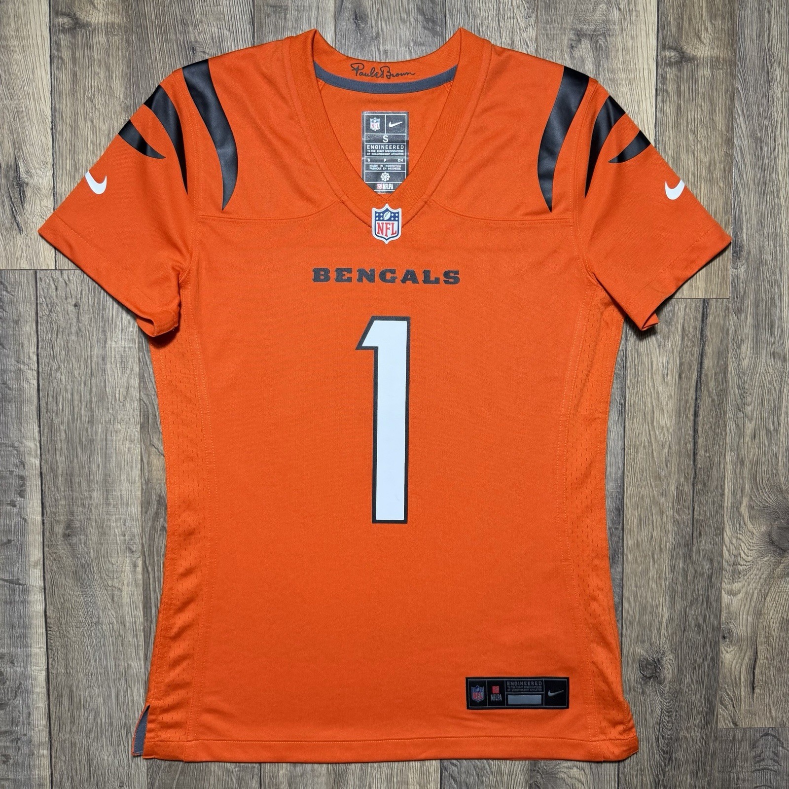 New Cincinnati Bengals Ja’Marr Chase Nike Football Game Home Jersey Women S $150 New Cincinnati Bengals Ja’Marr Chase Nike Football Game Home Jersey Women S $150