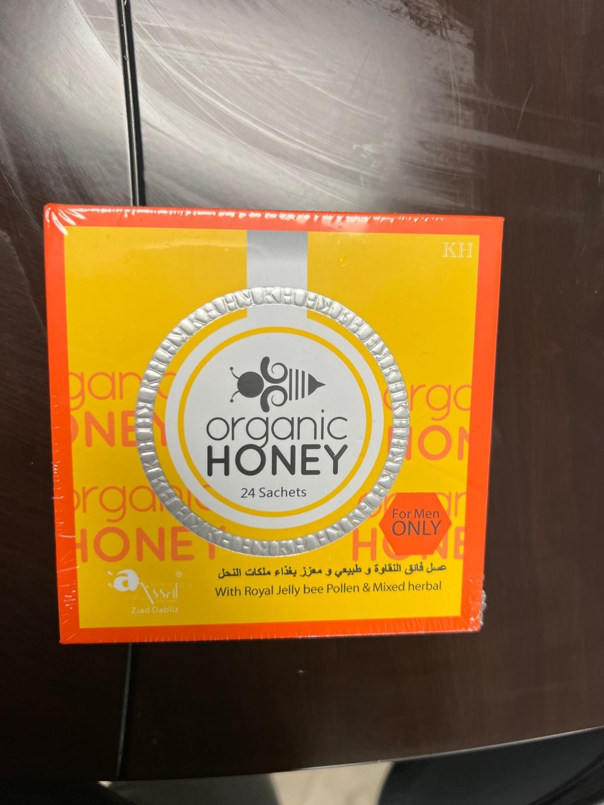 Organic Honey with Royal Jelly bee Pollen & Mixed Herbal.