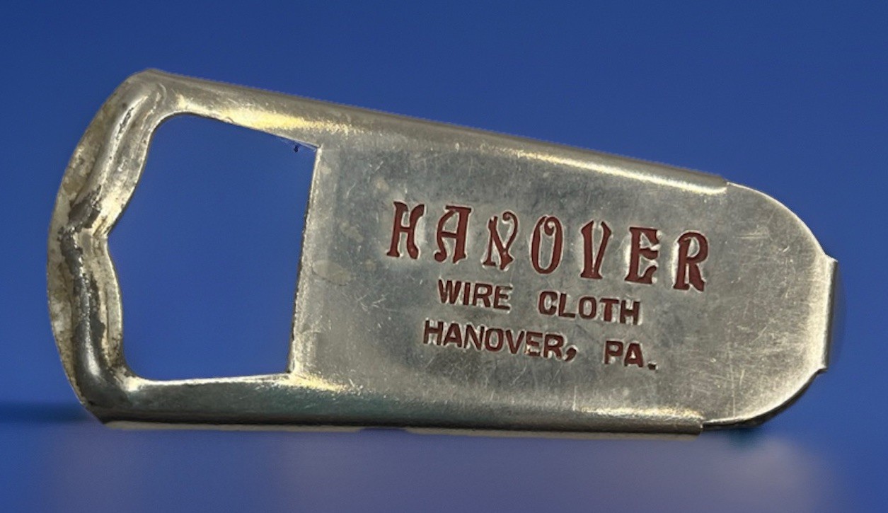 Vintage Hanover Wire Cloth Hanover, PA. Bottle Cap Opener Collectable Beverages Vintage Hanover Wire Cloth Hanover, PA. Bottle Cap Opener Collectable Beverages