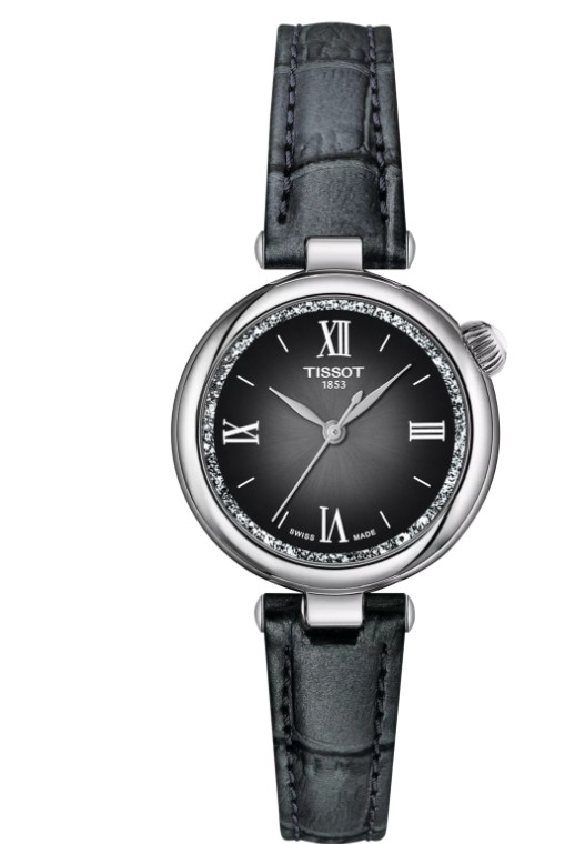 Tissot Desir Quartz Graded Silver/Black Dial Round Women Watch T1520101603800 Tissot Desir Quartz Graded Silver/Black Dial Round Women Watch T1520101603800