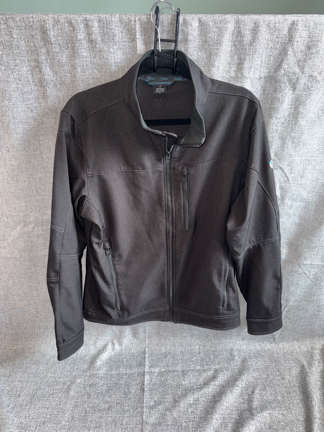 KÜHL Impakt Softshell Jacket Men\'s Size Medium Gotham Black Fleece Lined KÜHL Impakt Softshell Jacket Men\'s Size Medium Gotham Black Fleece Lined