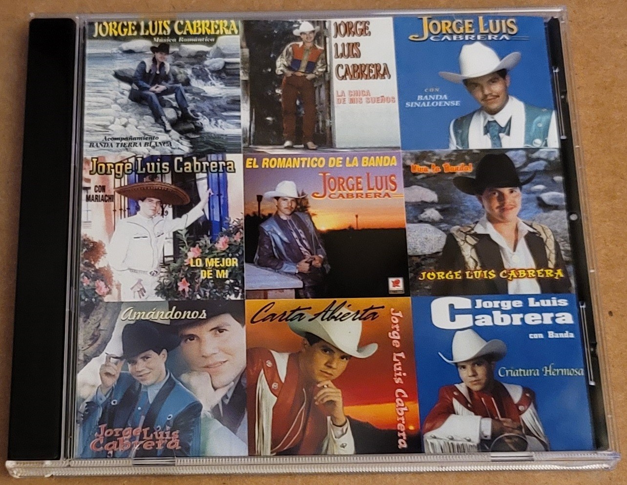 Jorge Luis Cabrera - 14 Albums En Uno - Vol.1 - MP3CD Jorge Luis Cabrera - 14 Albums En Uno - Vol.1 - MP3CD