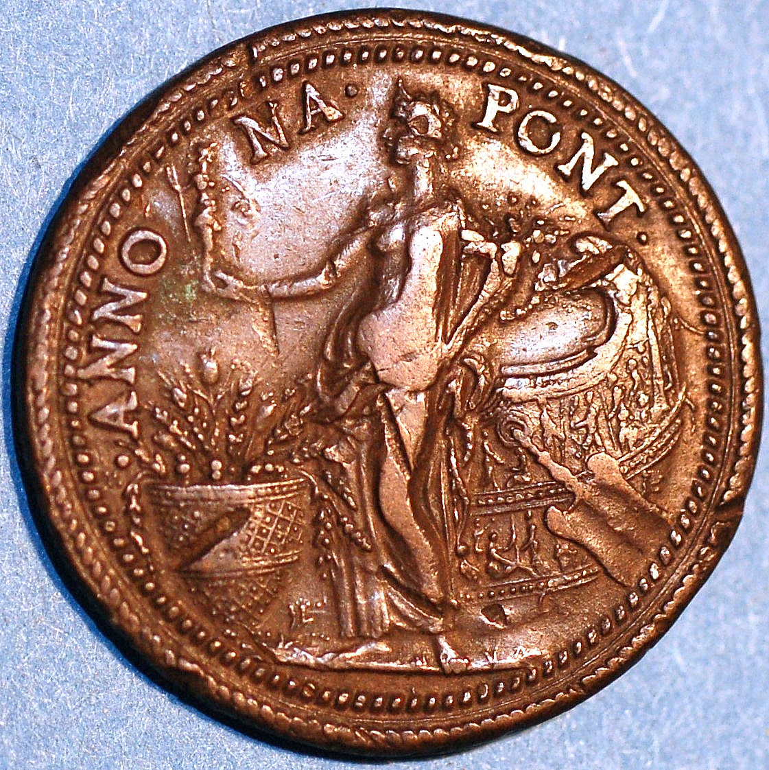 Papal States Restitution Medal 1700-1800 Jules III Annona