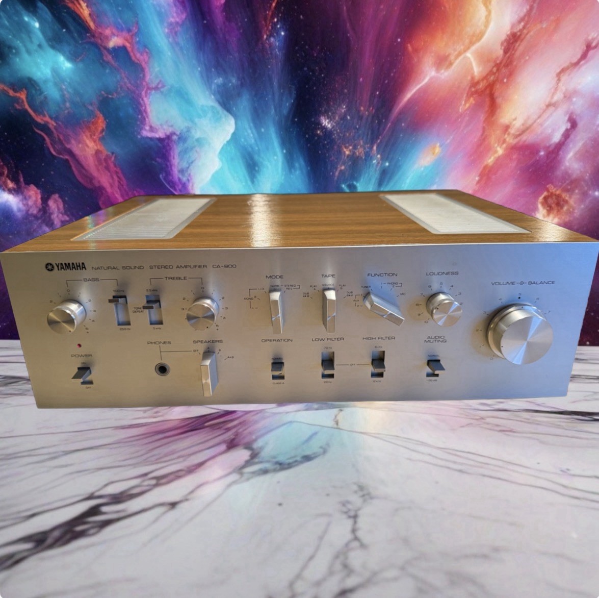 Vintage Mid 1970s Yamaha CA-800 Integrated Stereo Amplifier Pro Service N Mint🔥