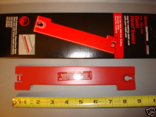SEARS DADO HEAD INSERT 8