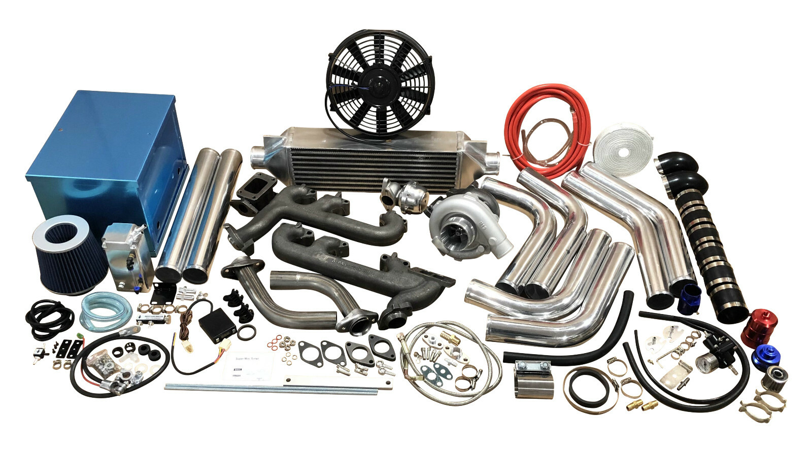 FOR CHEVY GM 4.3L TURBO KIT S10 BLAZER TYPHOON SYCLONE T3 CAST V6 FULL PACKAGE 