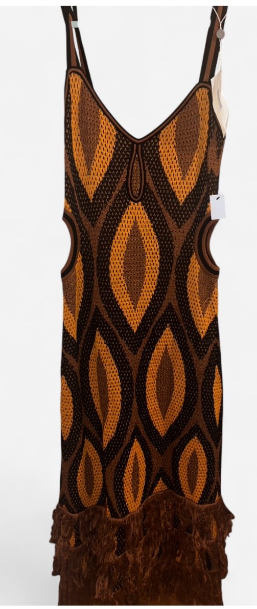NWT Johanna Ortiz Cultural Roots Cut Out Dress Unworn