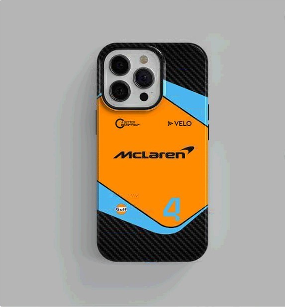 McLaren F1 Lando Norris Tough Phone Case Racing Cover for iPhone 17 16 15 14 13