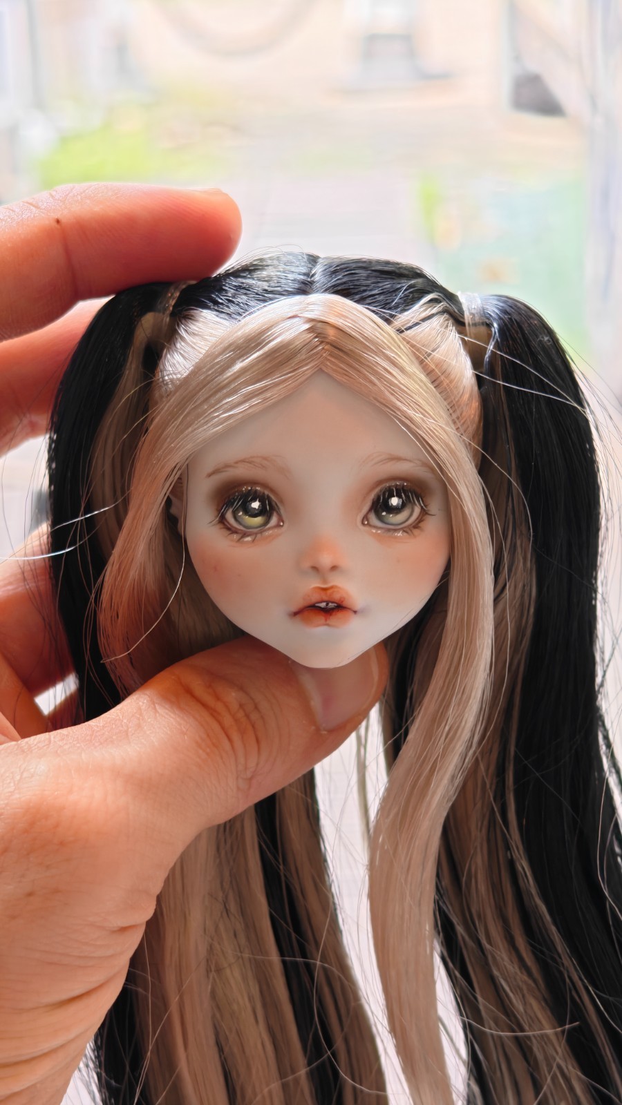 OOAK Monster High doll Repaint Custom Art Doll Head ~Lagoona Blue