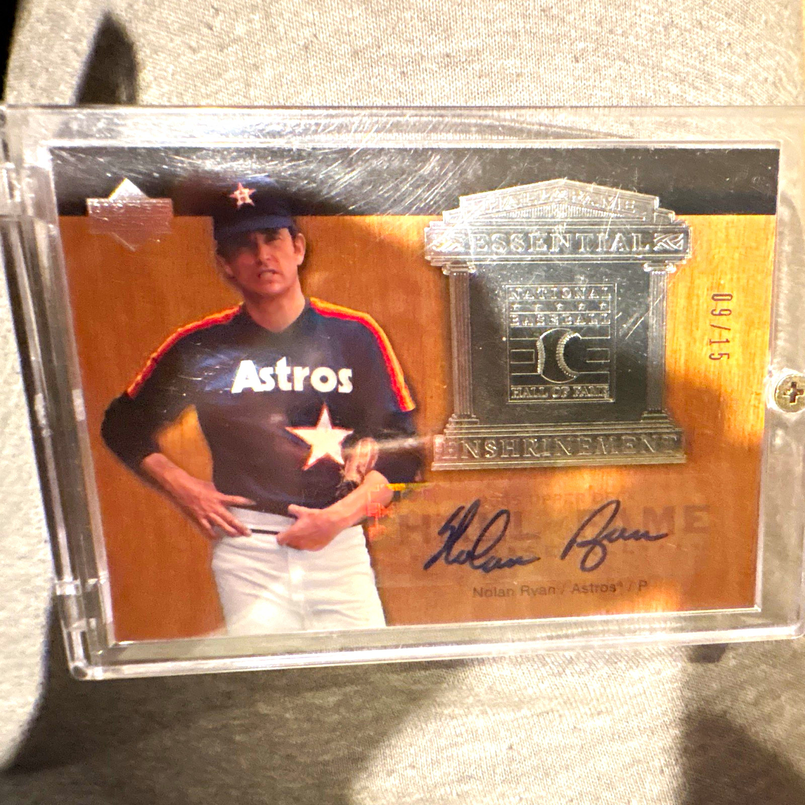 Topps Definitive Collection Nolan Ryan Astros Insignia Auto Mem 06/15 Topps Definitive Collection Nolan Ryan Astros Insignia Auto Mem 06/15